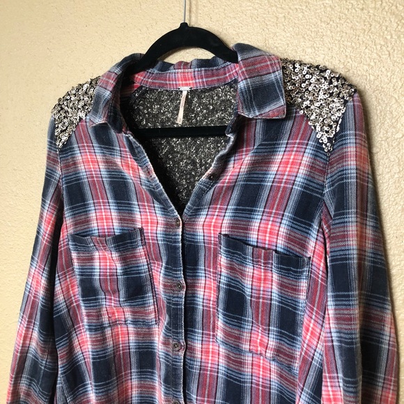 | Free People | Fall Vibes Plaid Long Sleeve - Picture 2 of 6